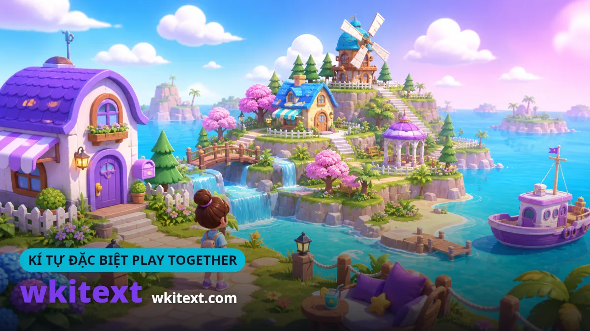 Kí Tự Đặc Biệt Play Together Hợp Lệ ❤️ 2026 - Wkitext.com 1 Kí tự đặc biệt Play Together hợp lệ tạo tên nhân vật
