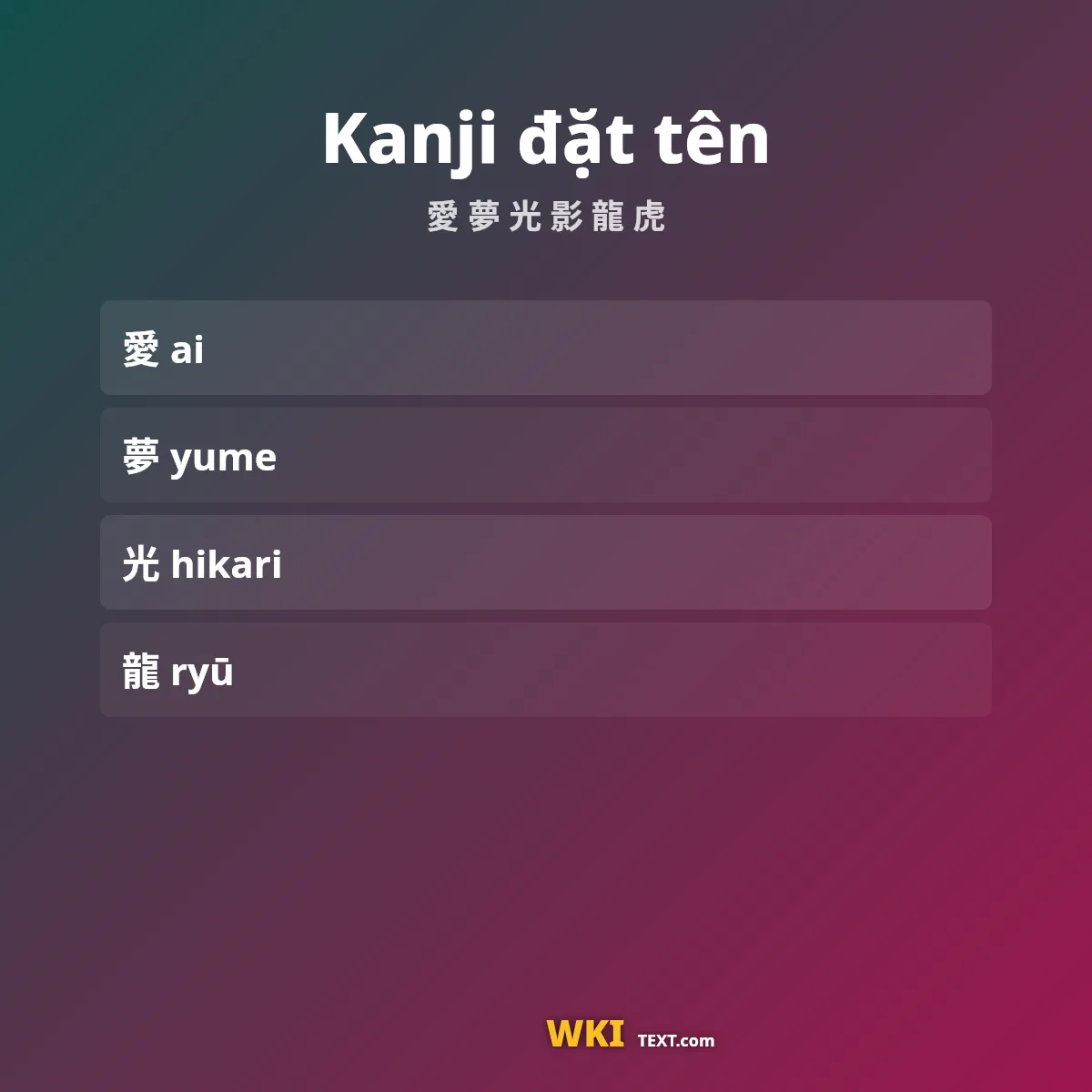 Bảng mã Unicode của kí tự tiếng nhật