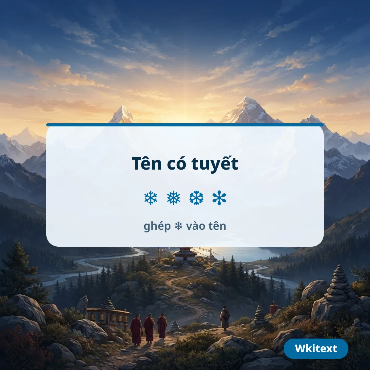 Tên có tuyết ghép vào tên