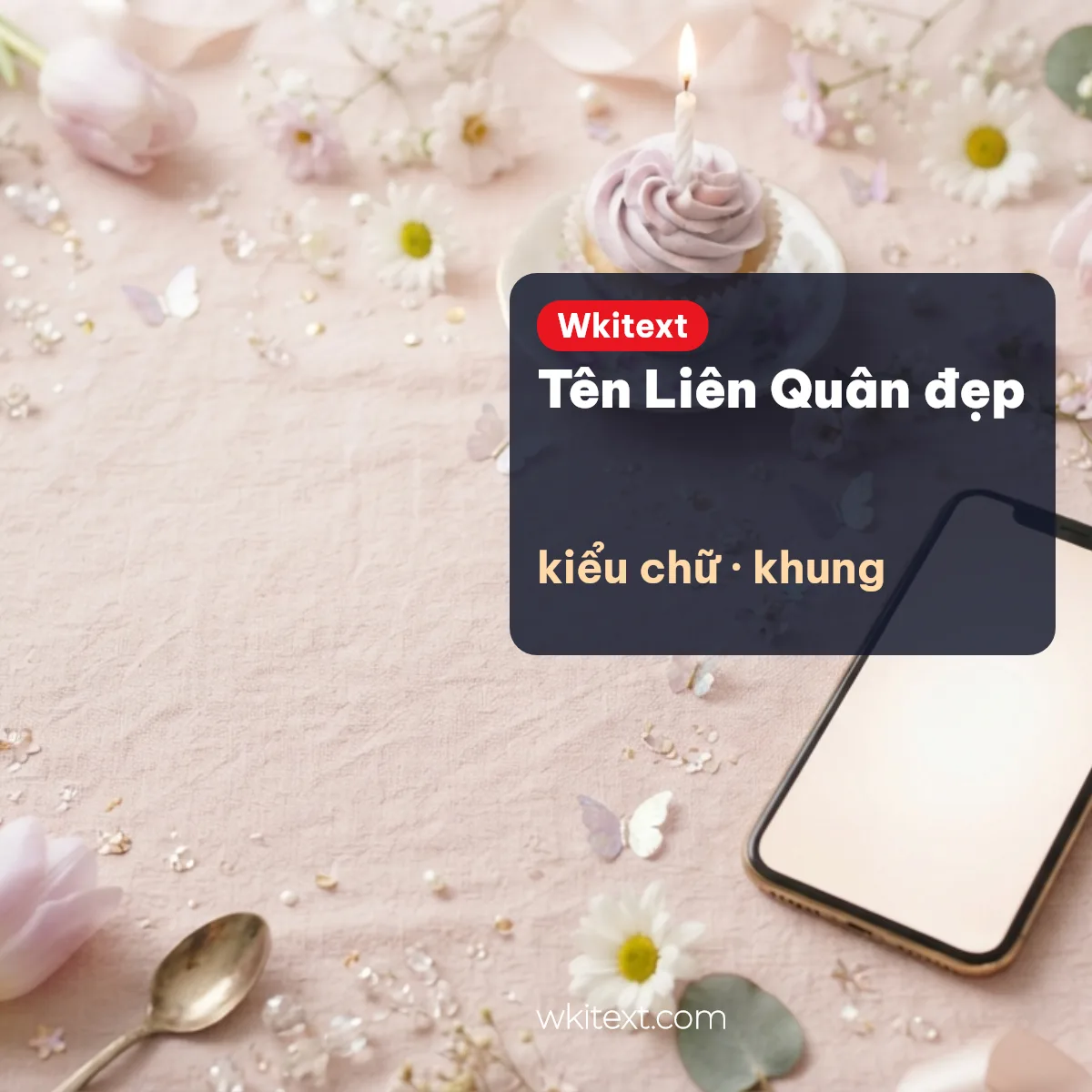 Khung tên Liên Quân và biểu tượng để ghép tên