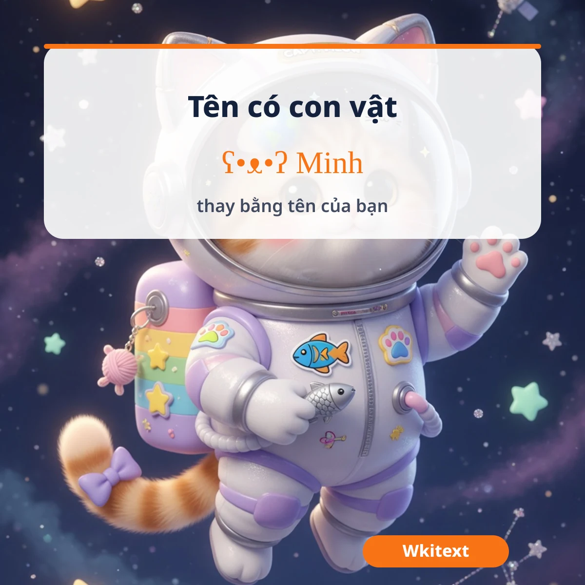 Mẫu kí tự con vật có nút COPY