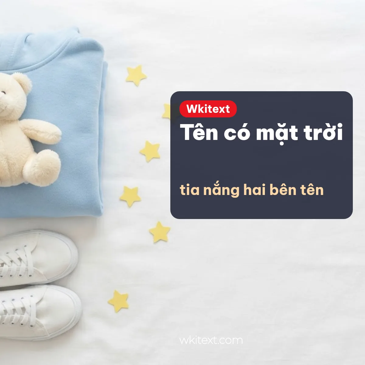 Tên có mặt trời và tia nắng để ghép vào tên