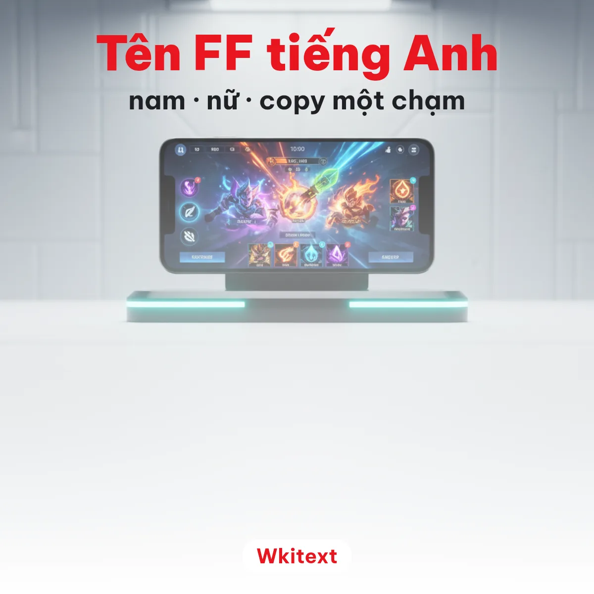 Tên FF tiếng Anh có kí tự đặc biệt để chép và dán