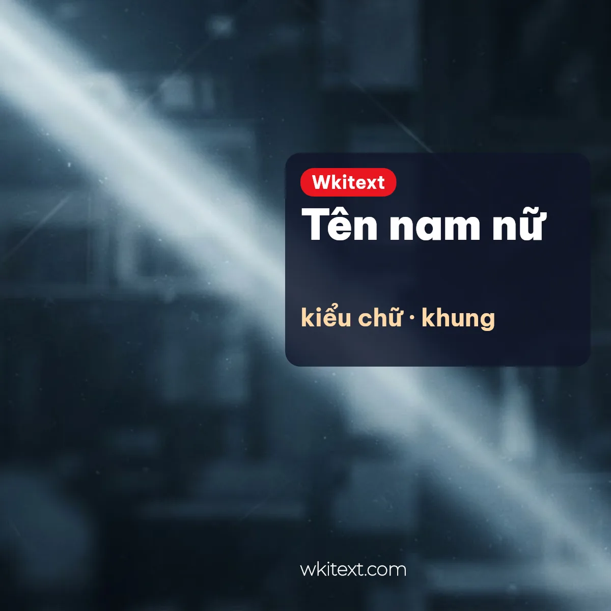 Khung tên cho nam và nữ để ghép tên